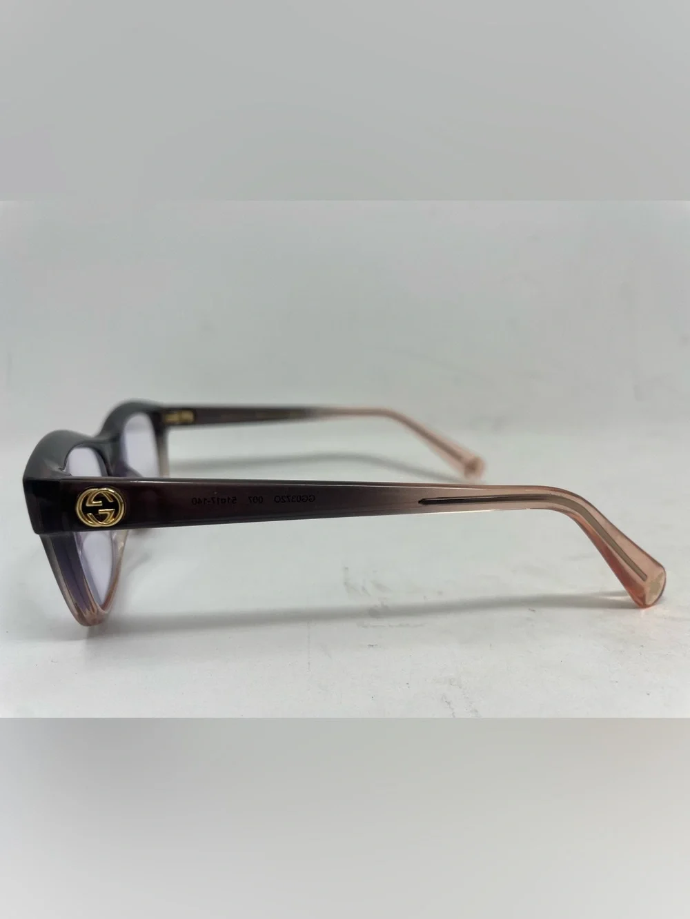 Gucci Eyeglasses Frames GG03720 007 Brown Fade 48-17-140